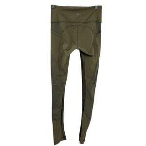 Lululemon Legging Women Size 6 Green High Rise Compression Workout Gym‎ Run